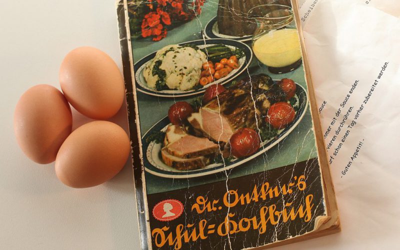 Foto libro de cocina antiguo