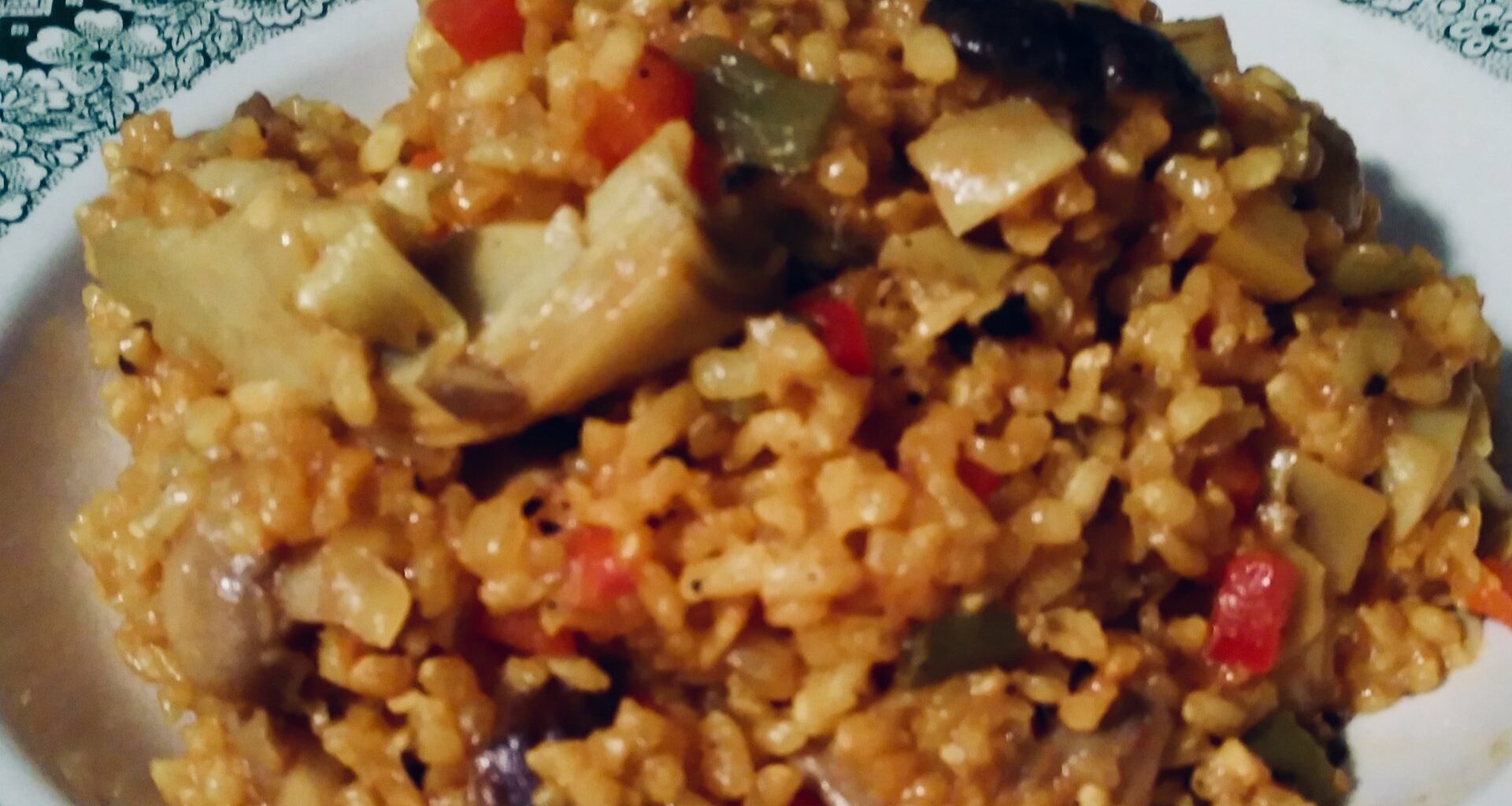 Foto receta arroz integral con verduras
